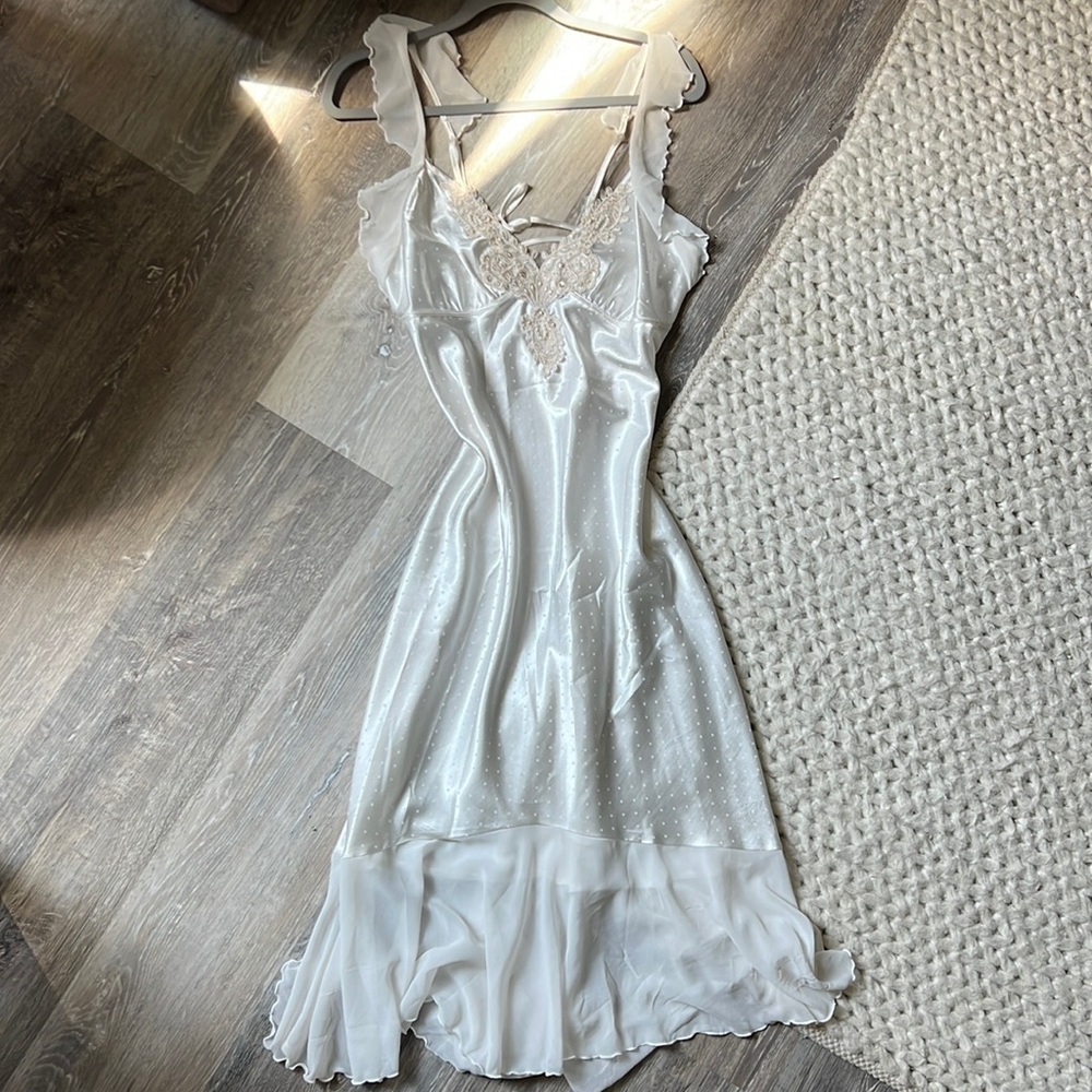 Vintage Linea Donatella White Slip Dress